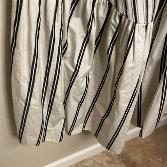 THEORY White with Black Stripes Dress - Picture 3 of 8